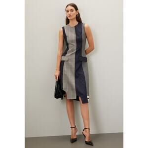 Monse Sleeveless Patchwork Dress - Size 12